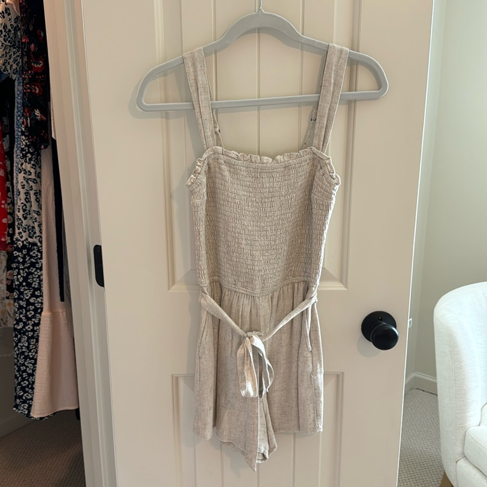 Abercrombie linen romper
